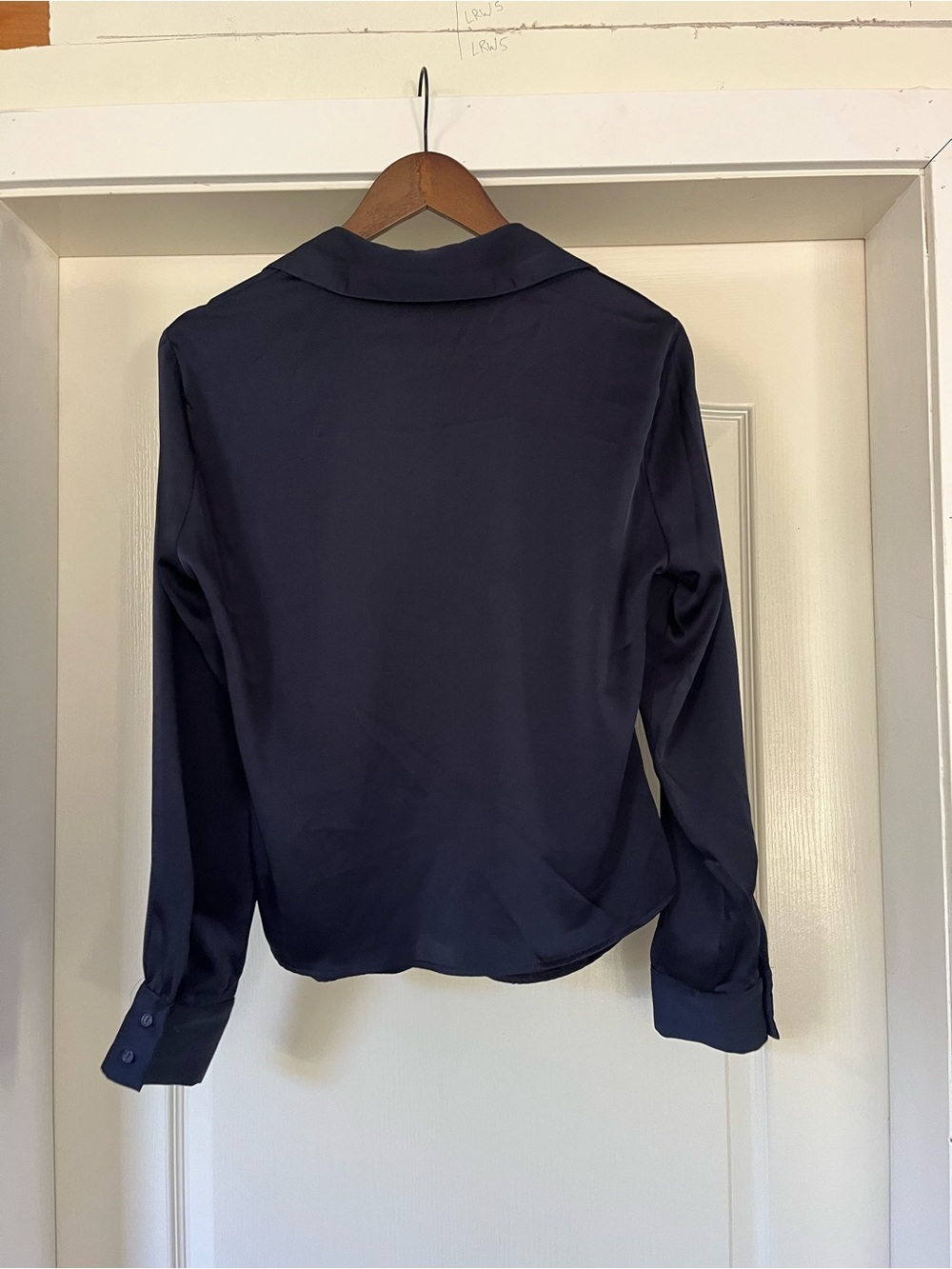 Lovefinn Riley Satin Button Down - Picture 2 of 2